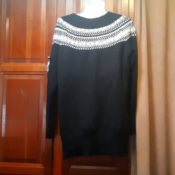 Kismet womans size XL sweater scoop neck comfy warm long sleeve black - Picture 3 of 12